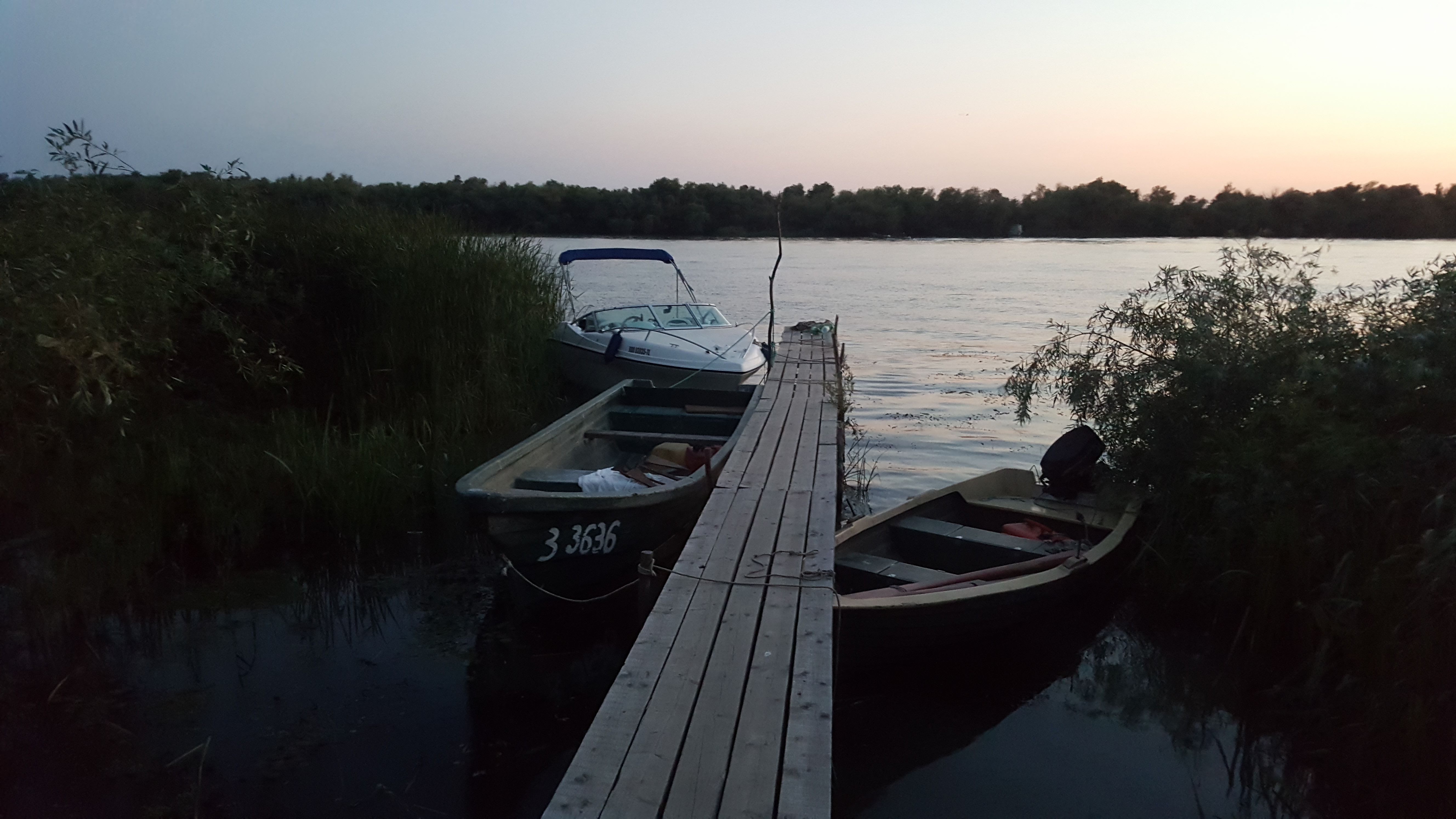 Ponton pescaresc in Delta Dunarii